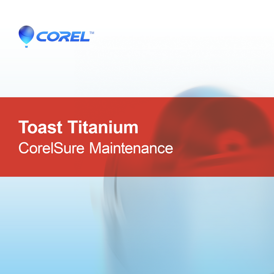 Toast Titanium CorelSure Manutenzione