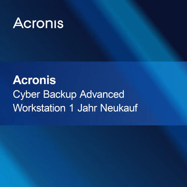 Acronis Cyber Backup Pokročilá pracovní stanice