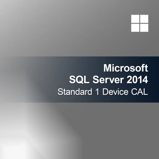 Microsoft SQL Server 2014 Standard 1 zařízení CAL