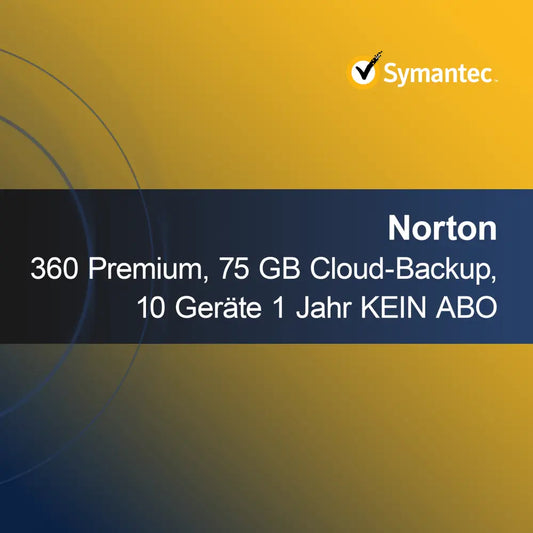 Norton 360 Premium, 75 GB Cadangan Cloud, 10 Perangkat 1 Tahun TANPA LANGGANAN