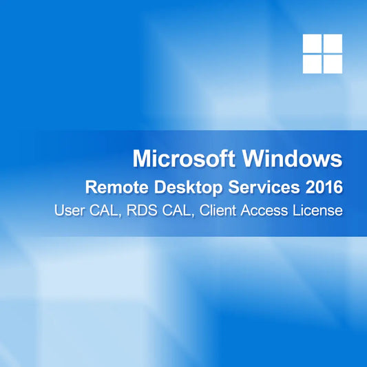 Microsoft Windows Uzaktan Masaüstü Hizmetleri 2016 Kullanıcı CAL, RDS CAL, İstemci Erişim Lisansı
